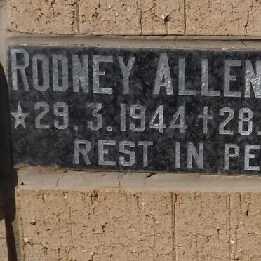 HEWITT Rodney Allen 1944-1987