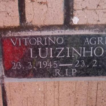 LUIZINHO Vitorino Agrela 1945-1999