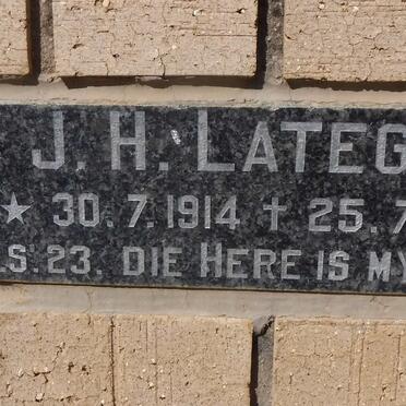 LATEGAN J.H. 1914-1986