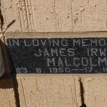 MALCOLM James Irwin 1950-1990