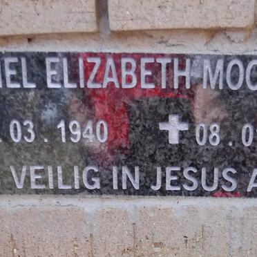 MOOLMAN Rachel Elizabeth 1940-2018