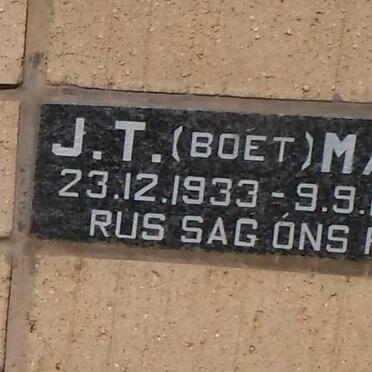 MARX J.T.  1933-1993