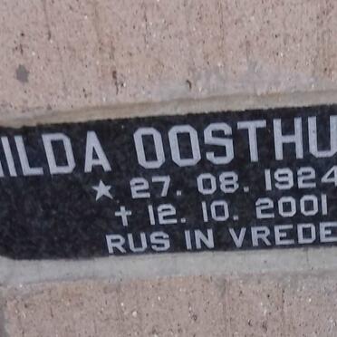 OOSTHUIZEN Hilda 1924-2001