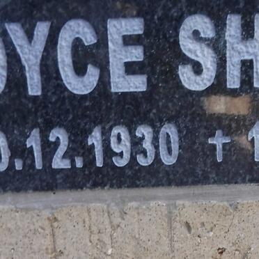 SHANKS Joyce 1930-2006