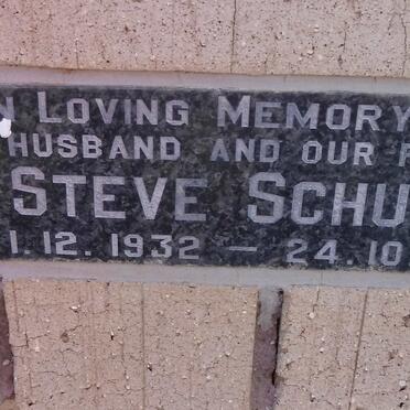SCHUTTE Steve 1932-1989