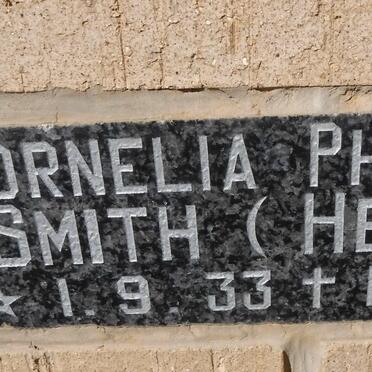 SMITH Cornelia Philippina nee HEARN 1933-1977