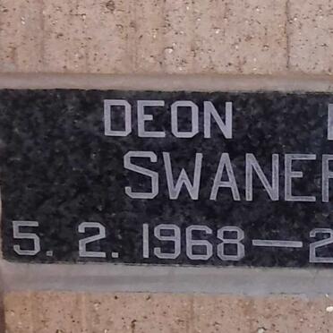 SWANEPOEL Deon Henry 1968-1996