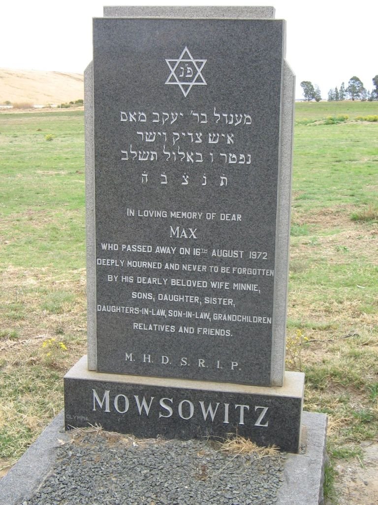 MOWSOWITZ Max -1972