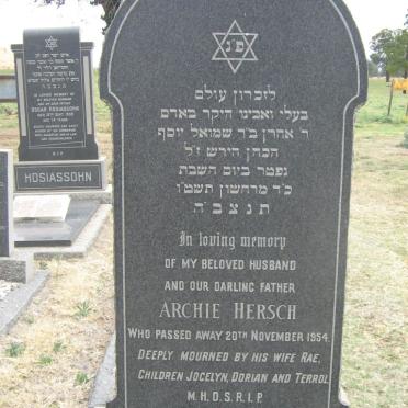 HERSCH Archie -1954