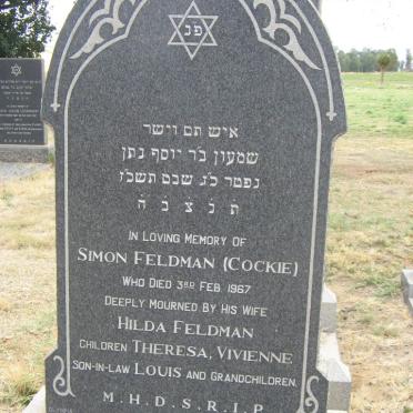 FELDMAN Simon -1967