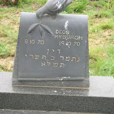 MYBURGH Deon 1970-1970