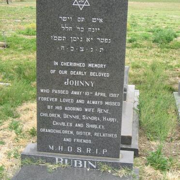 RUBIN Johnny -1987