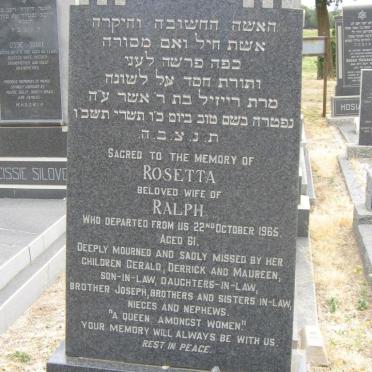 RALPH Rosetta -1965