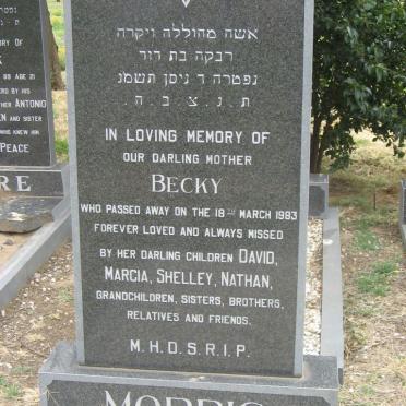 MORRIS Becky -1983