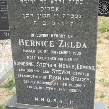 GERBER Bernice Zelda -1990