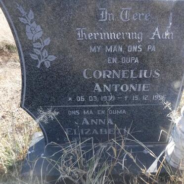 ? Cornelius Antonie 1939-1995 &amp; Anna Elizabeth 1943-