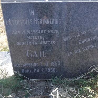 ? Gail nee GIESSING 1953-1986