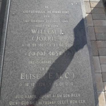 ? Willem J. 1927-2001 &amp; E.M.C. 1926-2018
