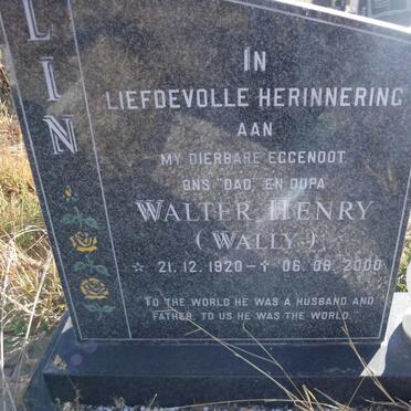 ?LIN Walter Henry 1920-2000 &amp; Gertruida Elizabeth 1927-2006