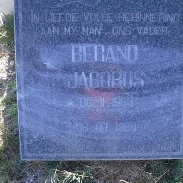 ? Berand Jacobus 1953-1989