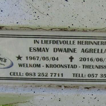 AGRELLA Esmay Dwaine 1967-2016