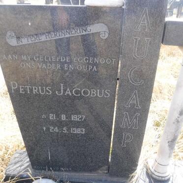 AUCAMP Petrus Jacobus 1927-1983