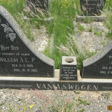 ASWEGEN Willem A.L.P., van 1909-1965 :: VAN ASWEGEN Julia J. 1939-1965