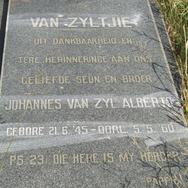ALBERTS Johannes van Zyl 1945-1960