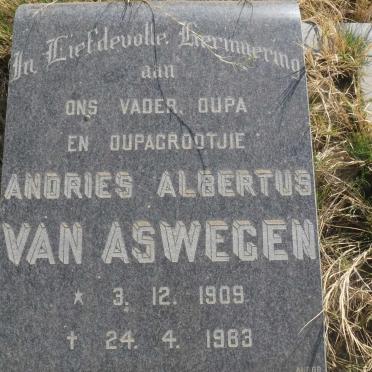 ASWEGEN Andries  Albertus, van 1909-1983