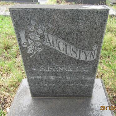 AUGUSTYN Susanna C. 1901-1969