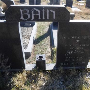 BAIN Andrew 1922-1984