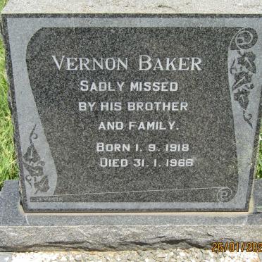 BAKER Vernon 1918-1966