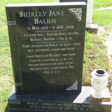 BALIOS Shirley Jane 1936-2008