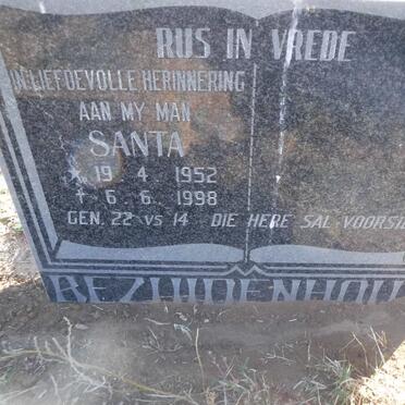BEZUIDENHOUT Santa 1952-1998