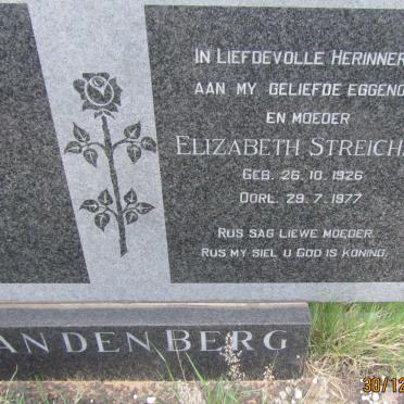 BERG Elizabeth Streicher, van den 1926-1977