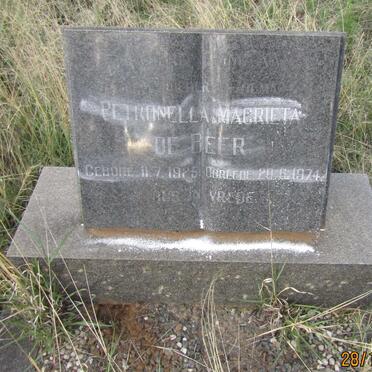 BEER Petronella Magrieta, de 1925-1974