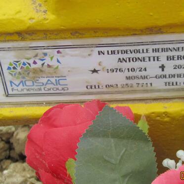 BERGH Antonette 1976-2024