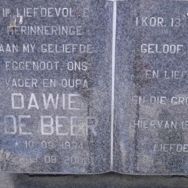 BEER Dawie, de 1934-2000