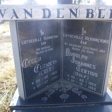 BERG Rudolph Johannes Tertius, van den 1922-1993 &amp; Cecilia Elizabeth 1926-2003