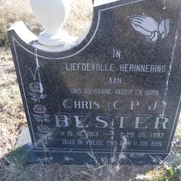 BESTER C.P.J. 1913-1997