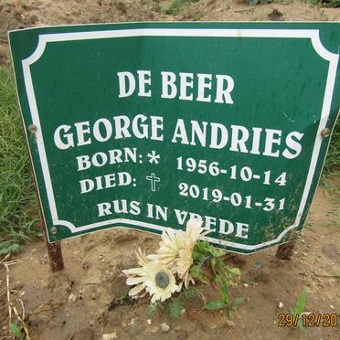 BEER George Andries, de 1956-2019