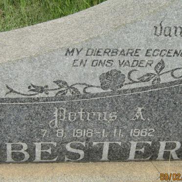 BESTER Petrus A. 1918-1962