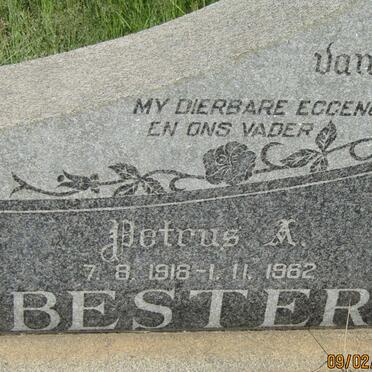 BESTER Petrus A. 1918-1962