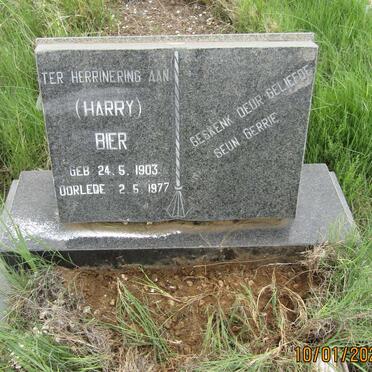 BIER Harry 1903-1977