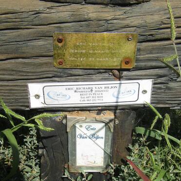 BILJON Eric Richard, van 1948-2016