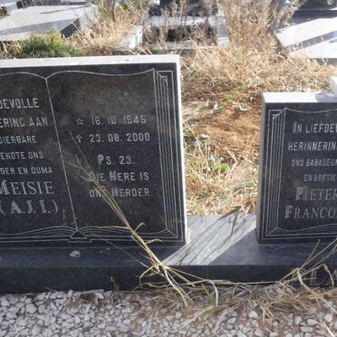 BLACKIE Meisie A.J.I. 1945-2000 :: BLACKIE Pieter W. 1965-2003 :: BLACKIE Pieter Francois 2001-2001