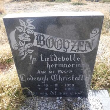 BOOYZEN Lodewyk Christoffel 1950-1991