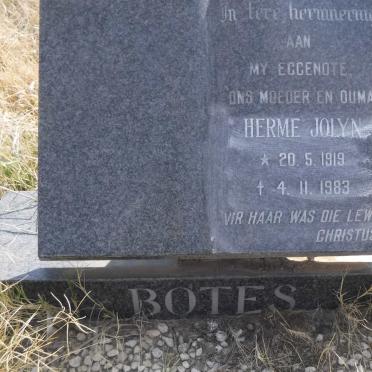 BOTES Hermé Jolyn 1919-1983