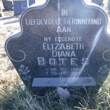 BOTES Elizabeth Diana 1916-1994