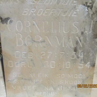 BORNMAN Cornelius J. 1954-1954
